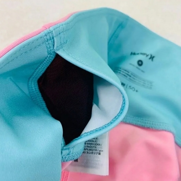 🆕 WOT🔥HURLEY🌺UPF50 🌞💦 HYBRID PINK,BLUE&TEAL❣️SZ.M🌝WORKOUT /RUNNING PANTS - Picture 8 of 8